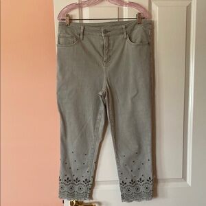 Chicos so slimming girlfriend slim leg crop jeans